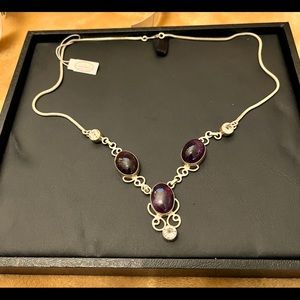 Amethyst SS necklace